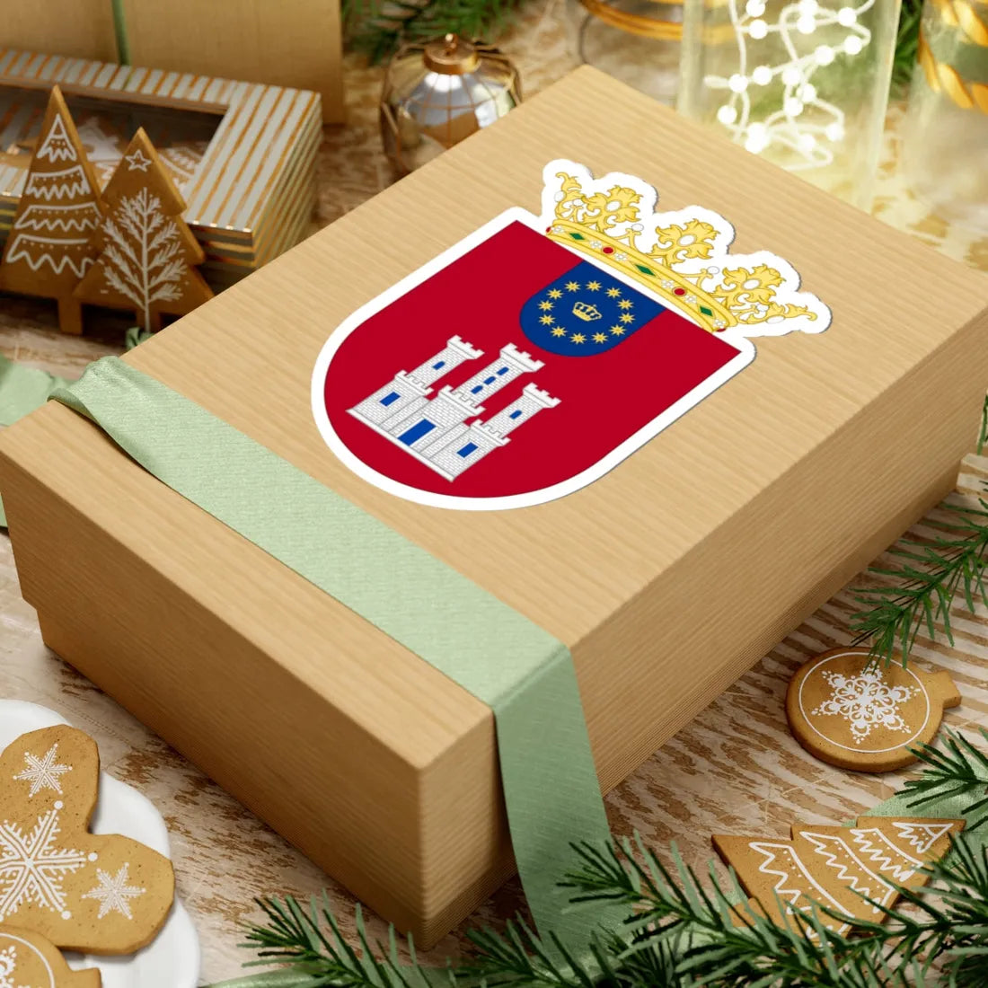 La Vega Old Shield (Dominica) (Coat of Arms) STICKER Vinyl Kiss-Cut Decal - The Sticker Space