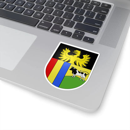 La Verrerie-coat of arms (Switzerland) (Coat of Arms) STICKER Vinyl Kiss-Cut Decal - The Sticker Space