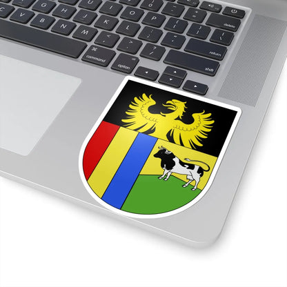 La Verrerie-coat of arms (Switzerland) (Coat of Arms) STICKER Vinyl Kiss-Cut Decal - The Sticker Space