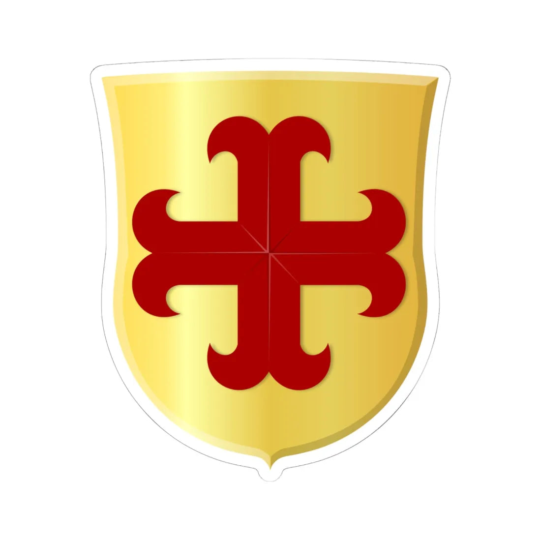 Laag Nieuwkoop wapen (Netherlands) (Coat of Arms) STICKER Vinyl Kiss-Cut Decal 6 Inch White - The Sticker Space