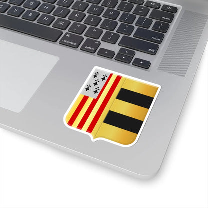 Laakdal wapen (Belgium) (Coat of Arms) STICKER Vinyl Kiss-Cut Decal - The Sticker Space