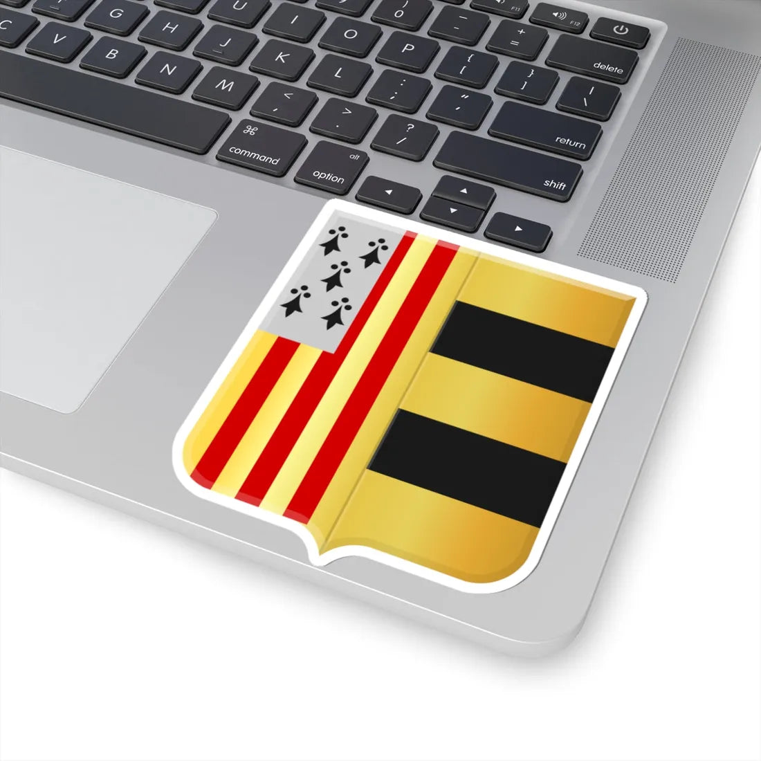 Laakdal wapen (Belgium) (Coat of Arms) STICKER Vinyl Kiss-Cut Decal - The Sticker Space