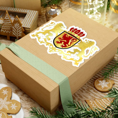 Laarne wapen (Belgium) (Coat of Arms) STICKER Vinyl Kiss-Cut Decal - The Sticker Space