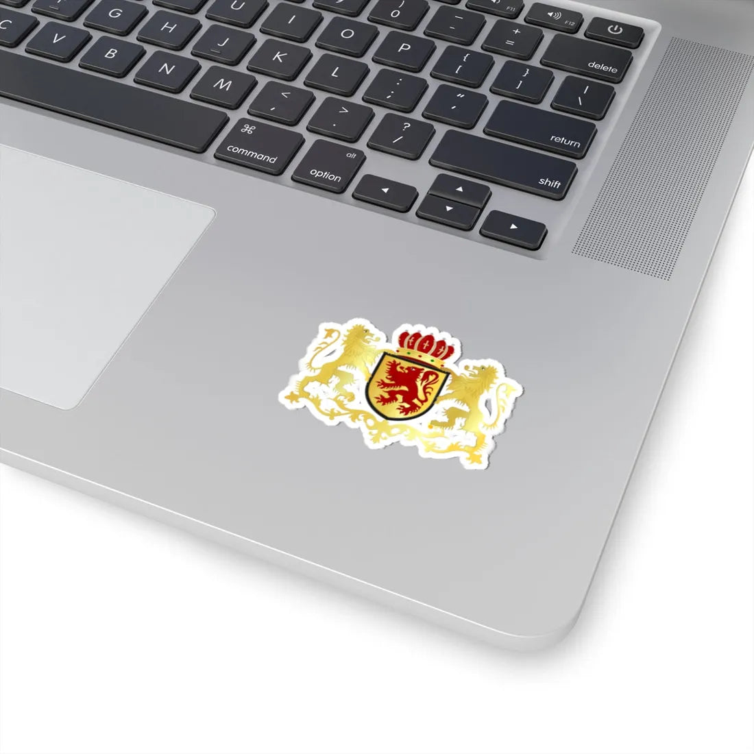 Laarne wapen (Belgium) (Coat of Arms) STICKER Vinyl Kiss-Cut Decal - The Sticker Space