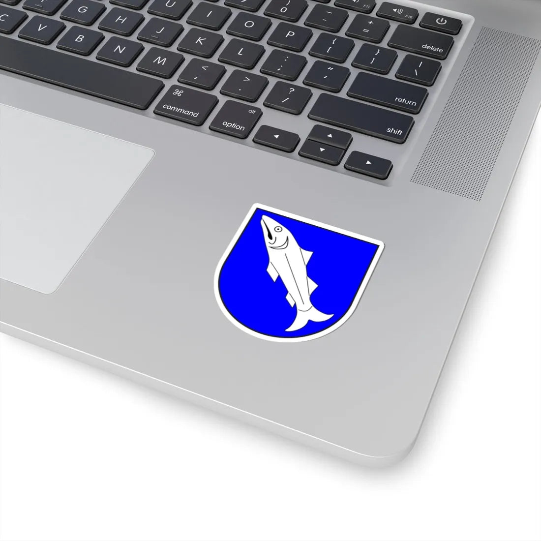 Laax wappen (Switzerland) (Coat of Arms) STICKER Vinyl Kiss-Cut Decal - The Sticker Space