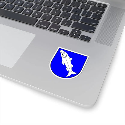 Laax wappen (Switzerland) (Coat of Arms) STICKER Vinyl Kiss-Cut Decal - The Sticker Space