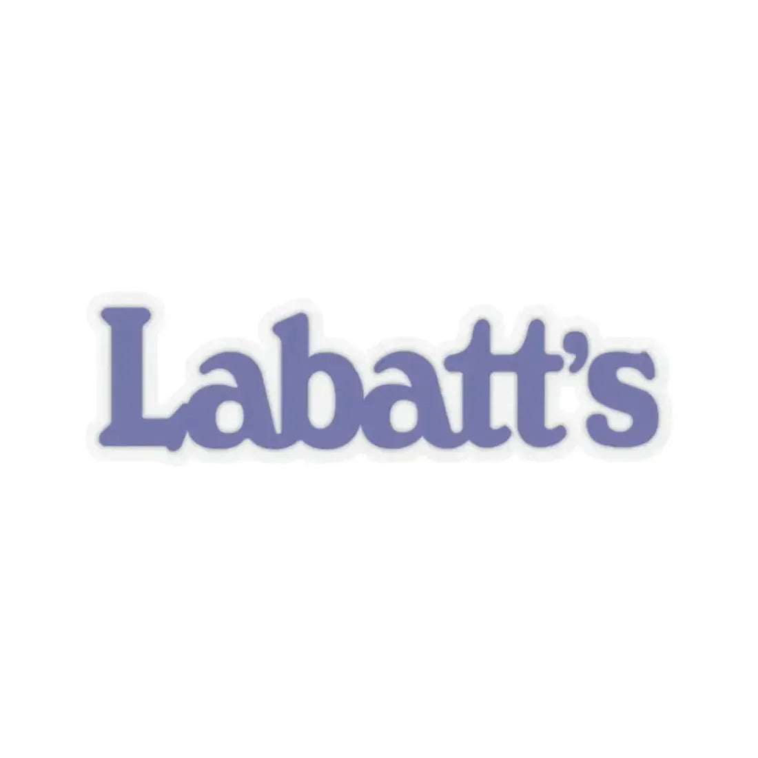 Labatt's (1980) (Logo) STICKER Vinyl Kiss-Cut Decal 2 Inch Transparent - The Sticker Space