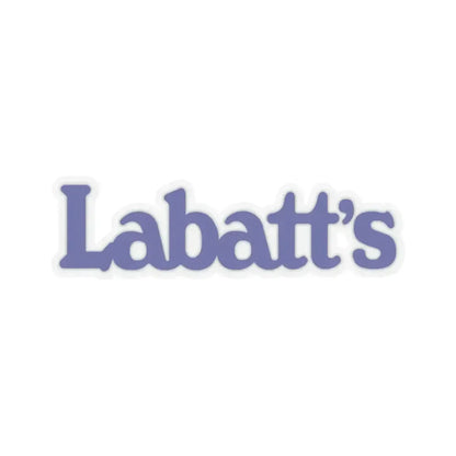 Labatt's (1980) (Logo) STICKER Vinyl Kiss-Cut Decal 3 Inch Transparent - The Sticker Space