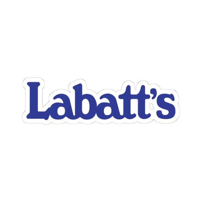 Labatt's (1980) (Logo) STICKER Vinyl Kiss-Cut Decal 4 Inch White - The Sticker Space