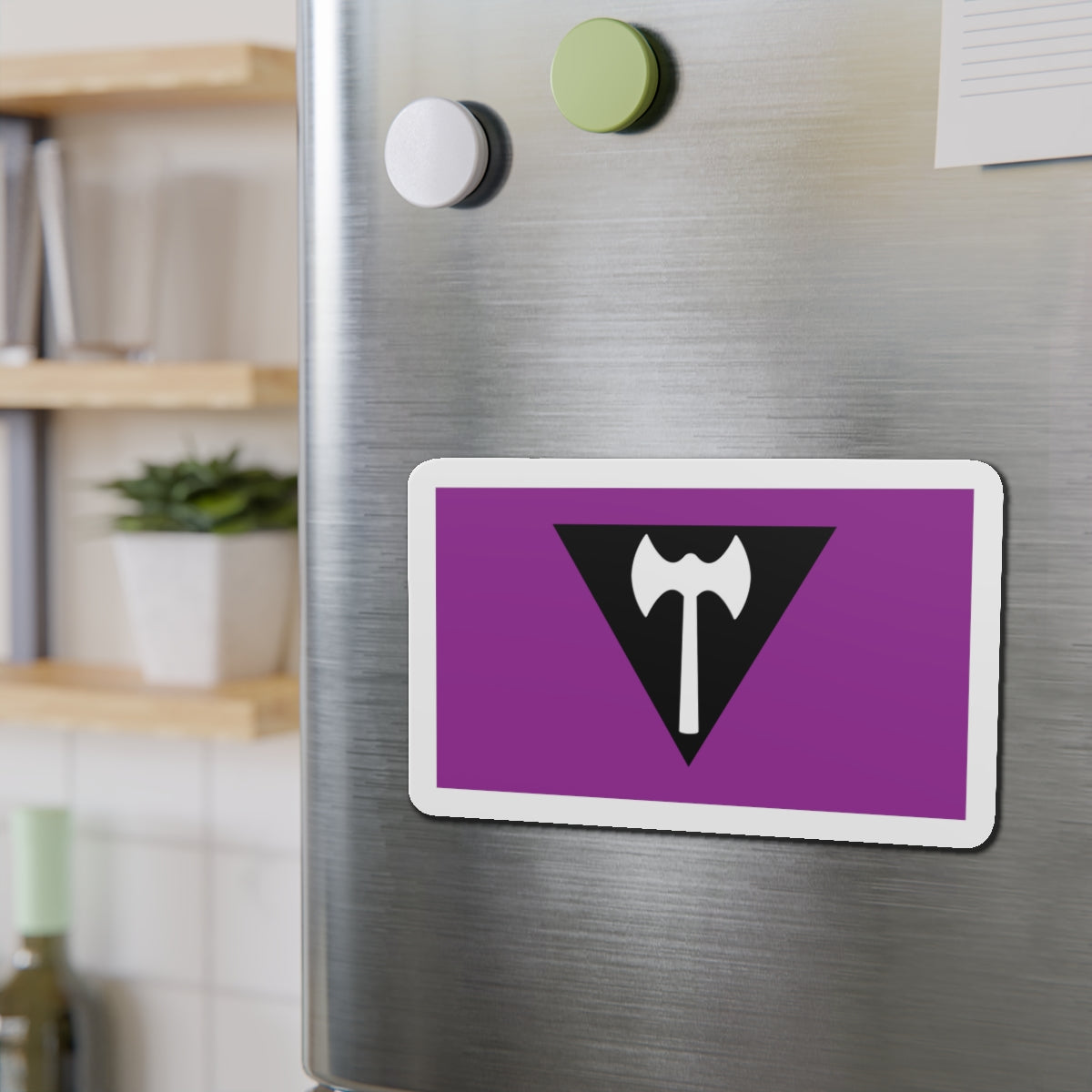 Labrys Lesbian Pride Flag - Die-Cut Magnet-The Sticker Space