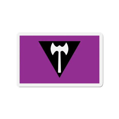 Labrys Lesbian Pride Flag - Refrigerator Magnet 3 Inch - The Sticker Space