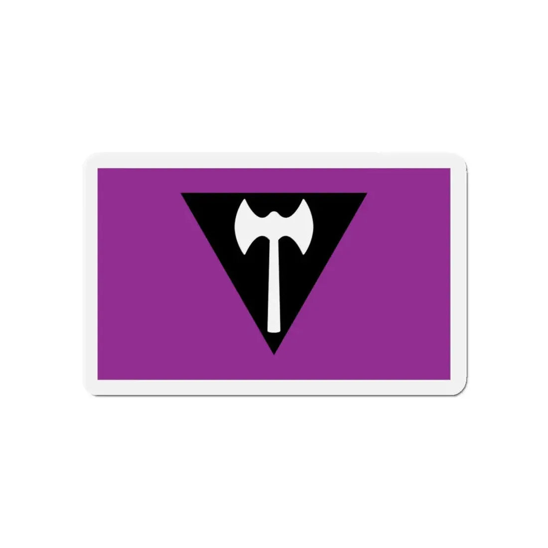 Labrys Lesbian Pride Flag - Refrigerator Magnet - The Sticker Space