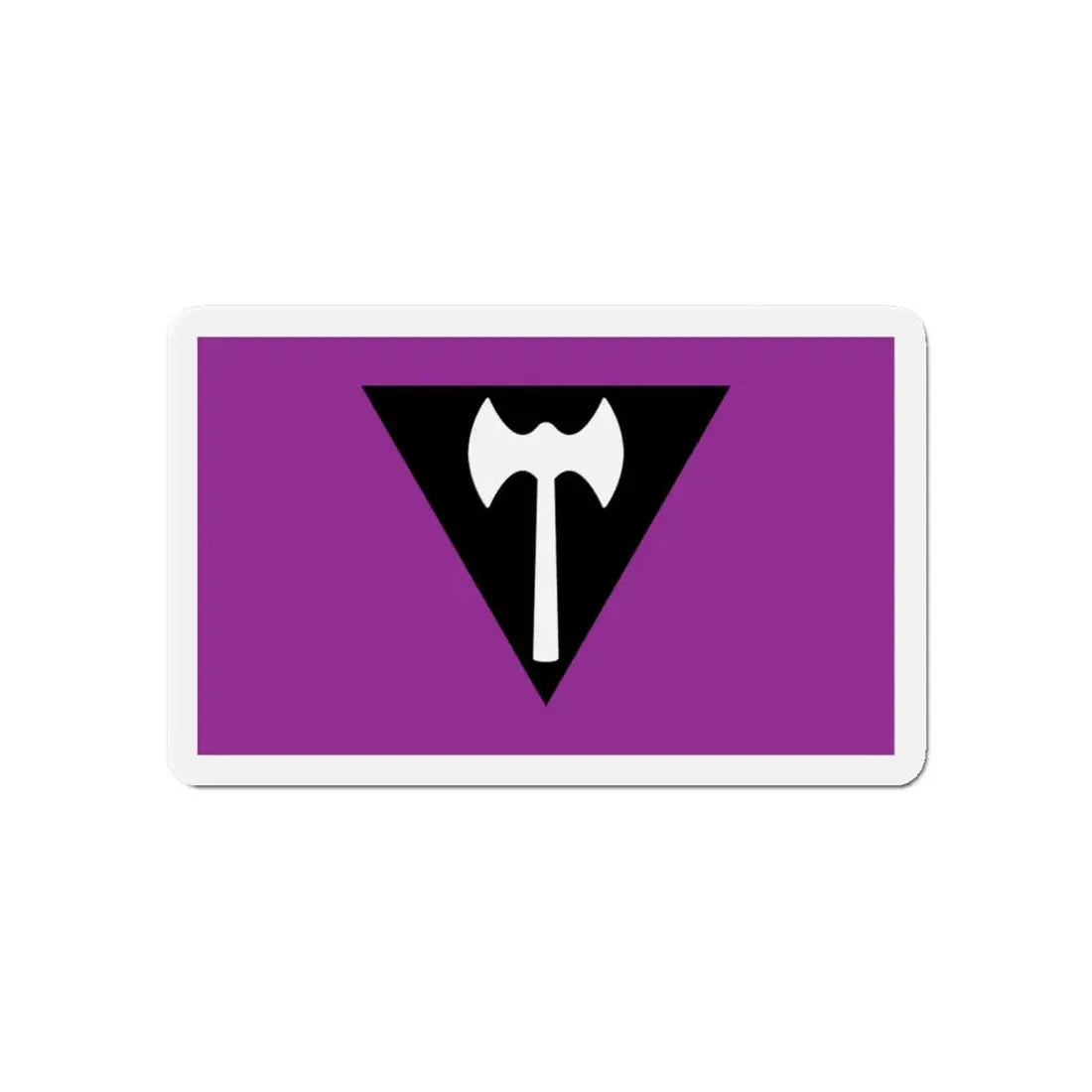 Labrys Lesbian Pride Flag - Refrigerator Magnet - The Sticker Space