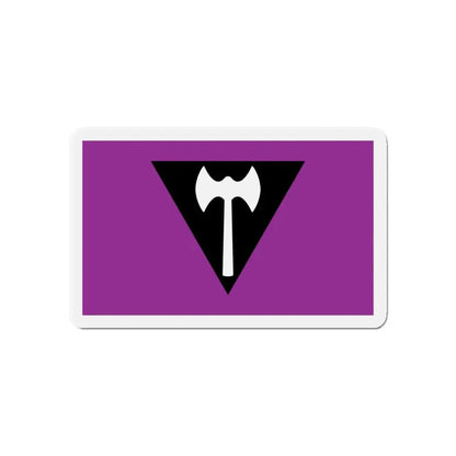 Labrys Lesbian Pride Flag - Refrigerator Magnet - The Sticker Space