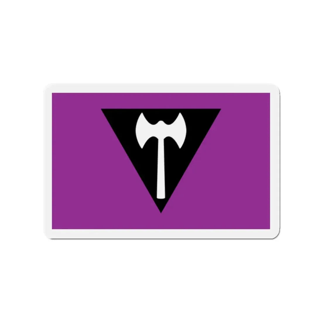 Labrys Lesbian Pride Flag - Refrigerator Magnet - The Sticker Space