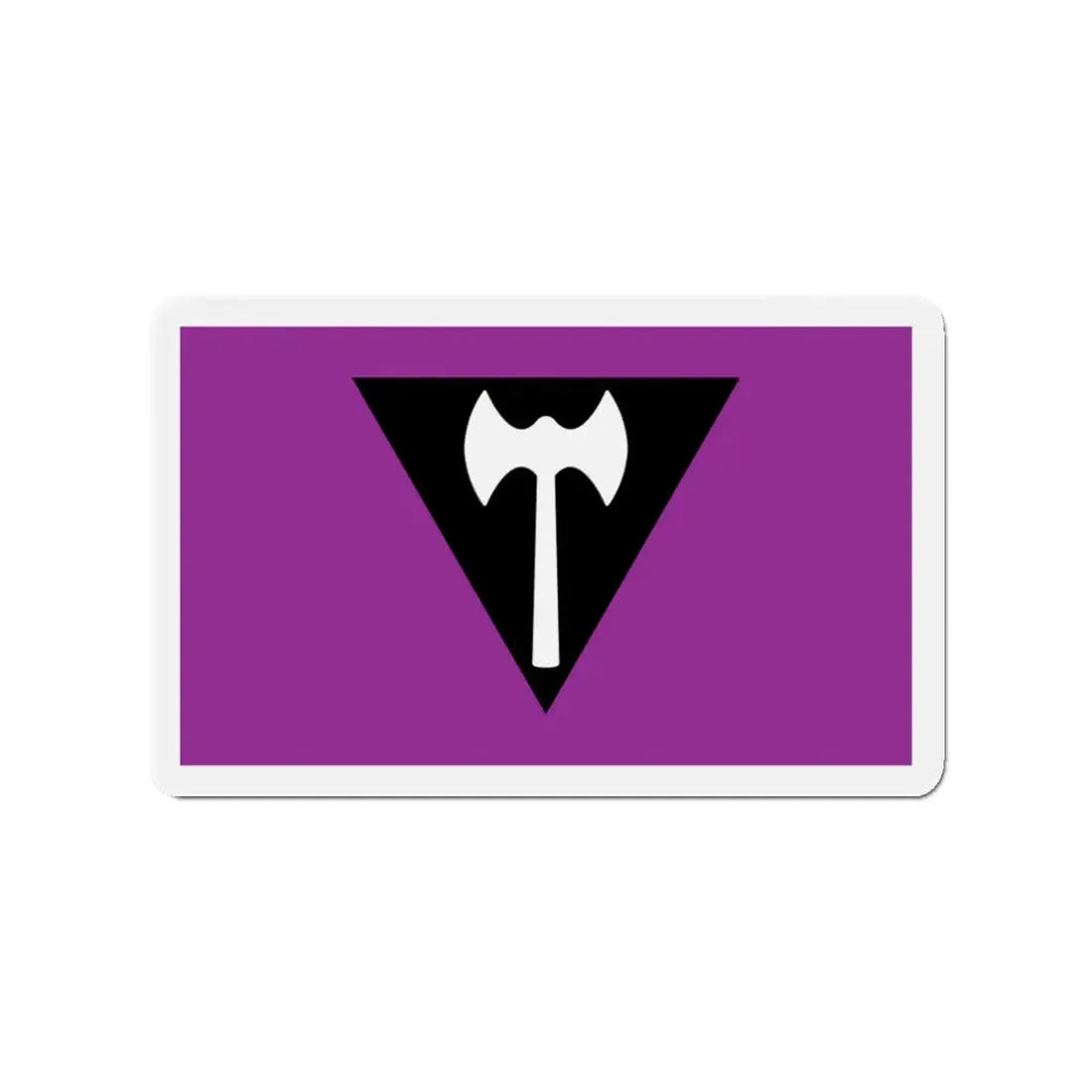 Labrys Lesbian Pride Flag - Refrigerator Magnet - The Sticker Space