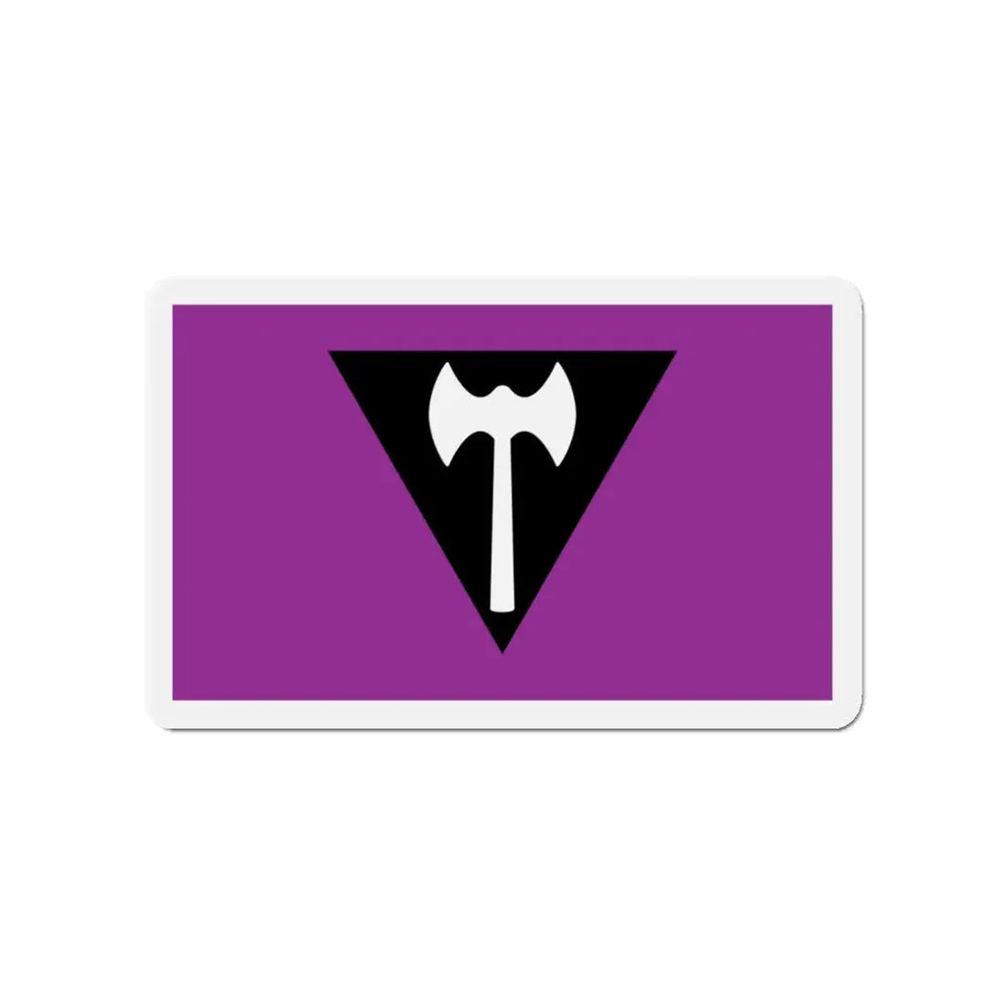 Labrys Lesbian Pride Flag - Refrigerator Magnet - The Sticker Space