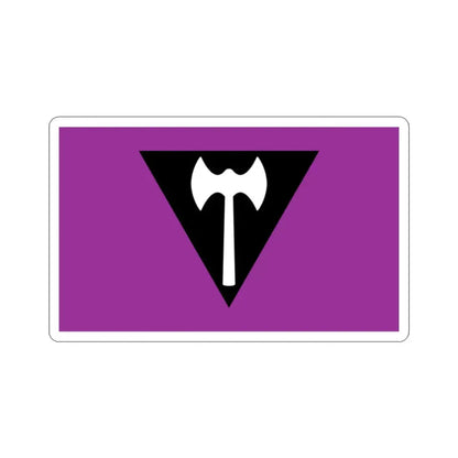 Labrys Lesbian Pride Flag STICKER Vinyl Die-Cut Decal 2 Inch - The Sticker Space