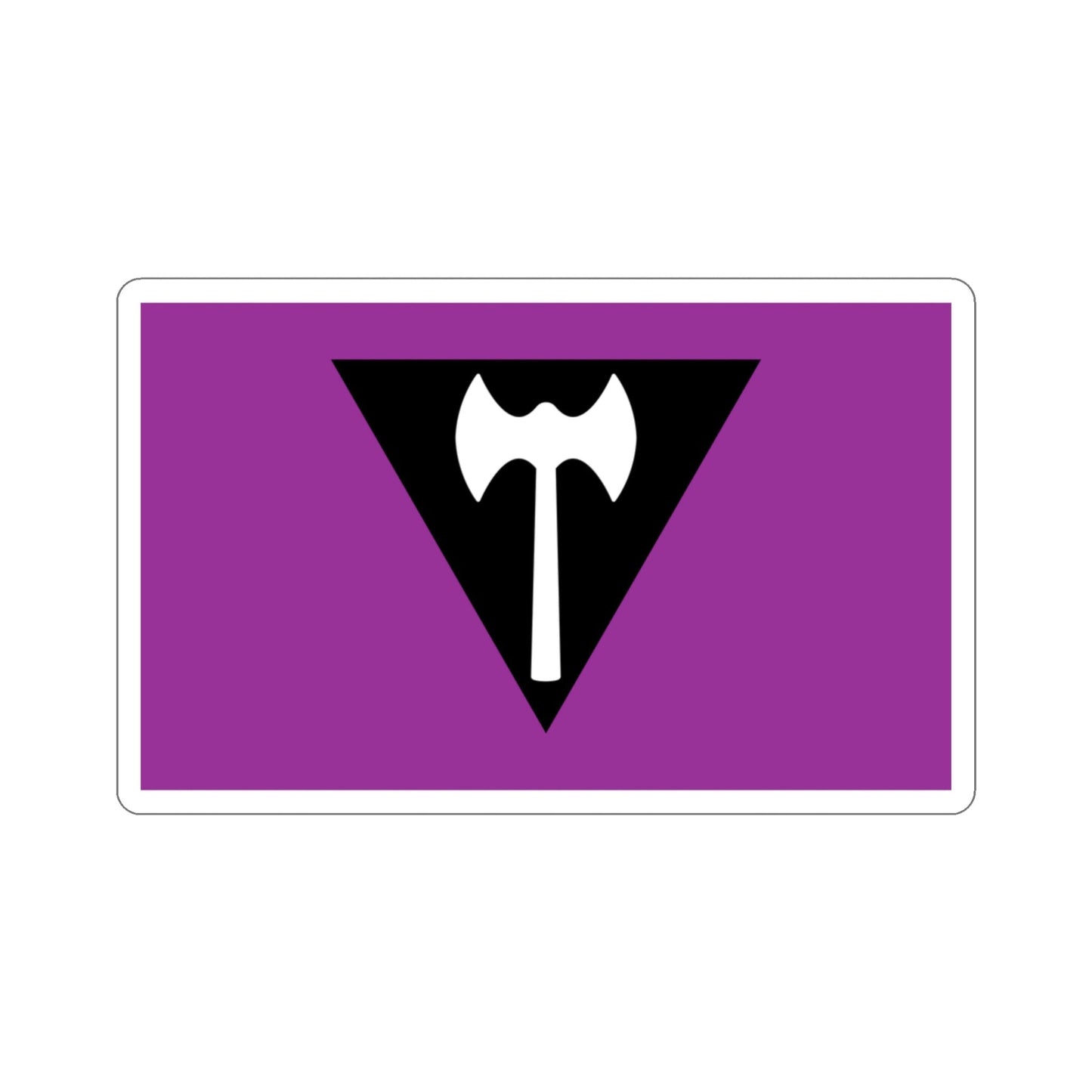 Labrys Lesbian Pride Flag STICKER Vinyl Die-Cut Decal-3 Inch-The Sticker Space