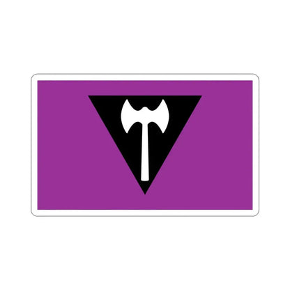 Labrys Lesbian Pride Flag STICKER Vinyl Die-Cut Decal 3 Inch - The Sticker Space