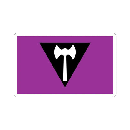 Labrys Lesbian Pride Flag STICKER Vinyl Die-Cut Decal 4 Inch - The Sticker Space
