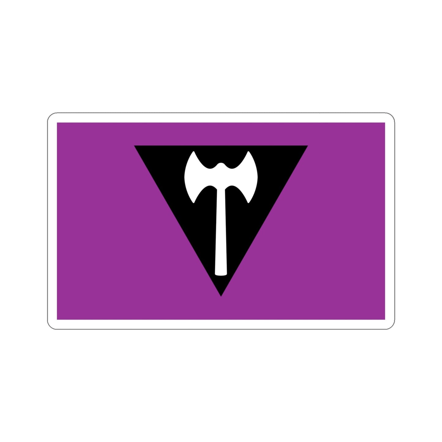 Labrys Lesbian Pride Flag STICKER Vinyl Die-Cut Decal-5 Inch-The Sticker Space