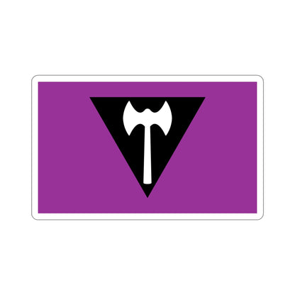 Labrys Lesbian Pride Flag STICKER Vinyl Die-Cut Decal-6 Inch-The Sticker Space