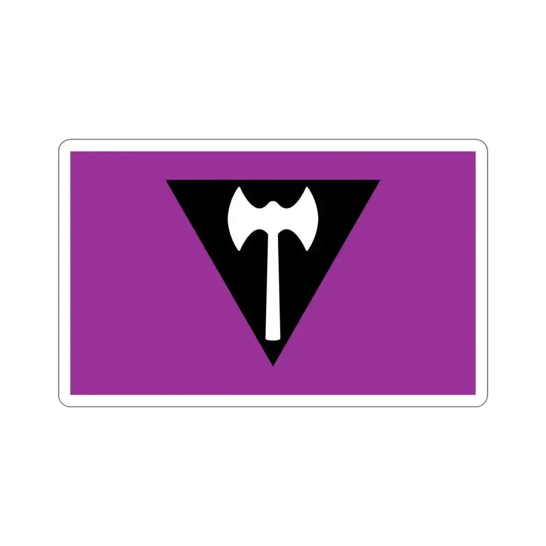 Labrys Lesbian Pride Flag STICKER Vinyl Die-Cut Decal 6 Inch - The Sticker Space