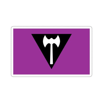 Labrys Lesbian Pride Flag STICKER Vinyl Die-Cut Decal 6 Inch - The Sticker Space