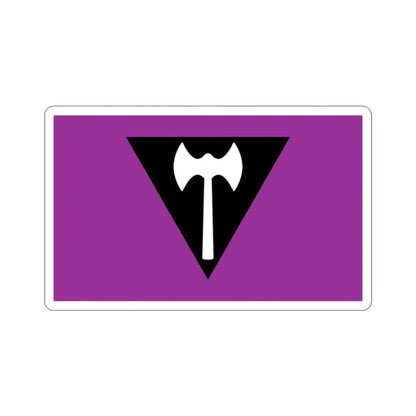 Labrys Lesbian Pride Flag STICKER Vinyl Die-Cut Decal - The Sticker Space
