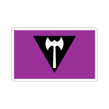 Labrys Lesbian Pride Flag STICKER Vinyl Die-Cut Decal - The Sticker Space
