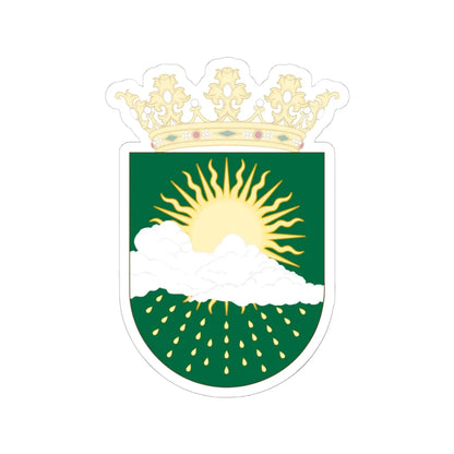 Labuenaventuraoldshield (Costa Rica) (Coat of Arms) STICKER Vinyl Kiss-Cut Decal 6 Inch White - The Sticker Space