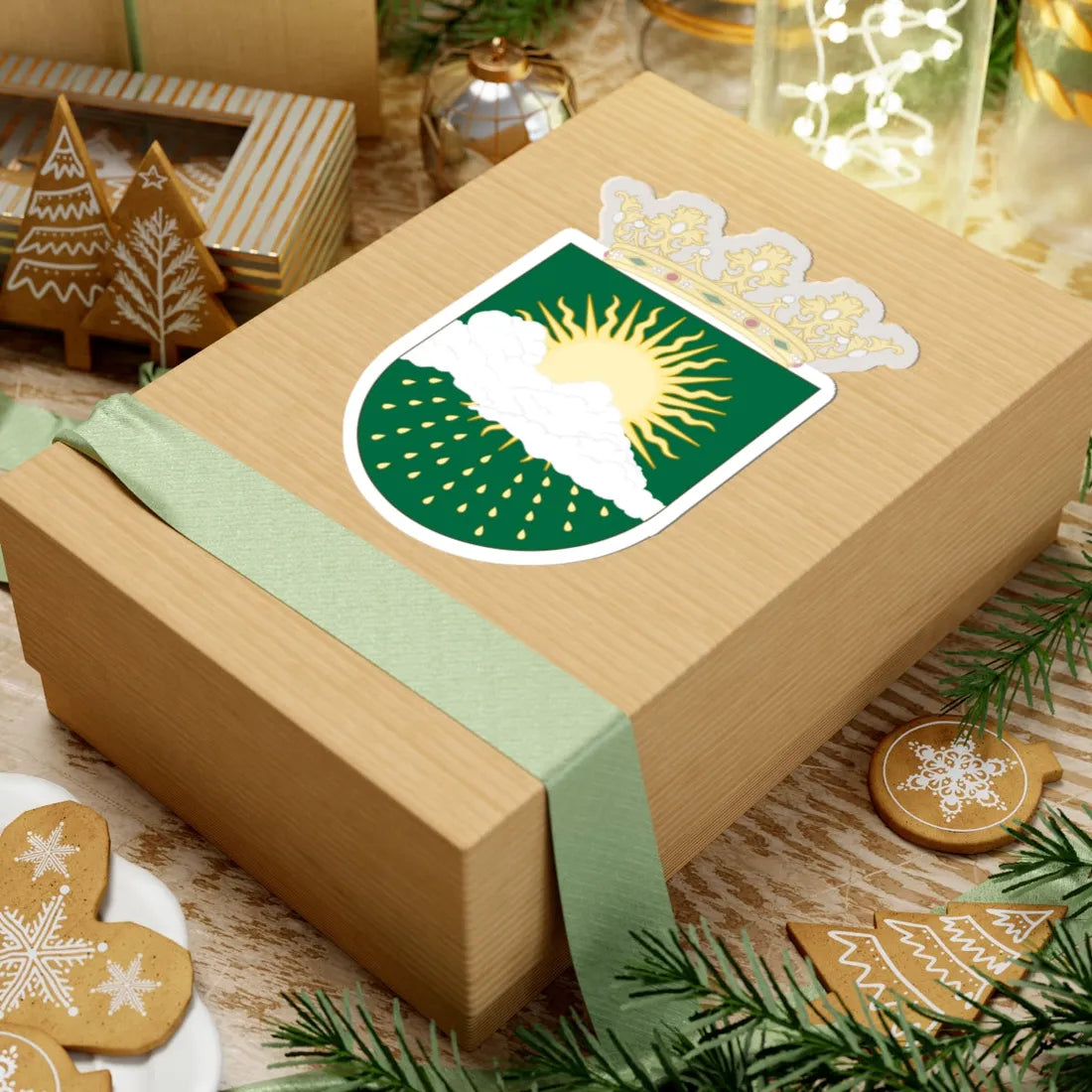 Labuenaventuraoldshield (Costa Rica) (Coat of Arms) STICKER Vinyl Kiss-Cut Decal - The Sticker Space