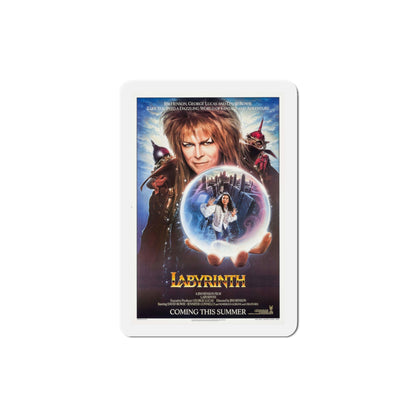 Labyrinth 1986 Movie Poster Die-Cut Magnet-3" x 3"-The Sticker Space