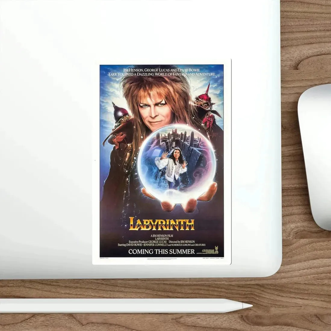 Labyrinth 1986 Movie Poster STICKER Vinyl Die-Cut Decal - The Sticker Space
