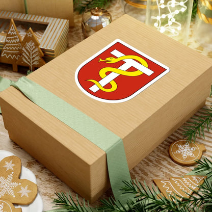 Lachen SZ-blazon (Switzerland) (Coat of Arms) STICKER Vinyl Kiss-Cut Decal - The Sticker Space