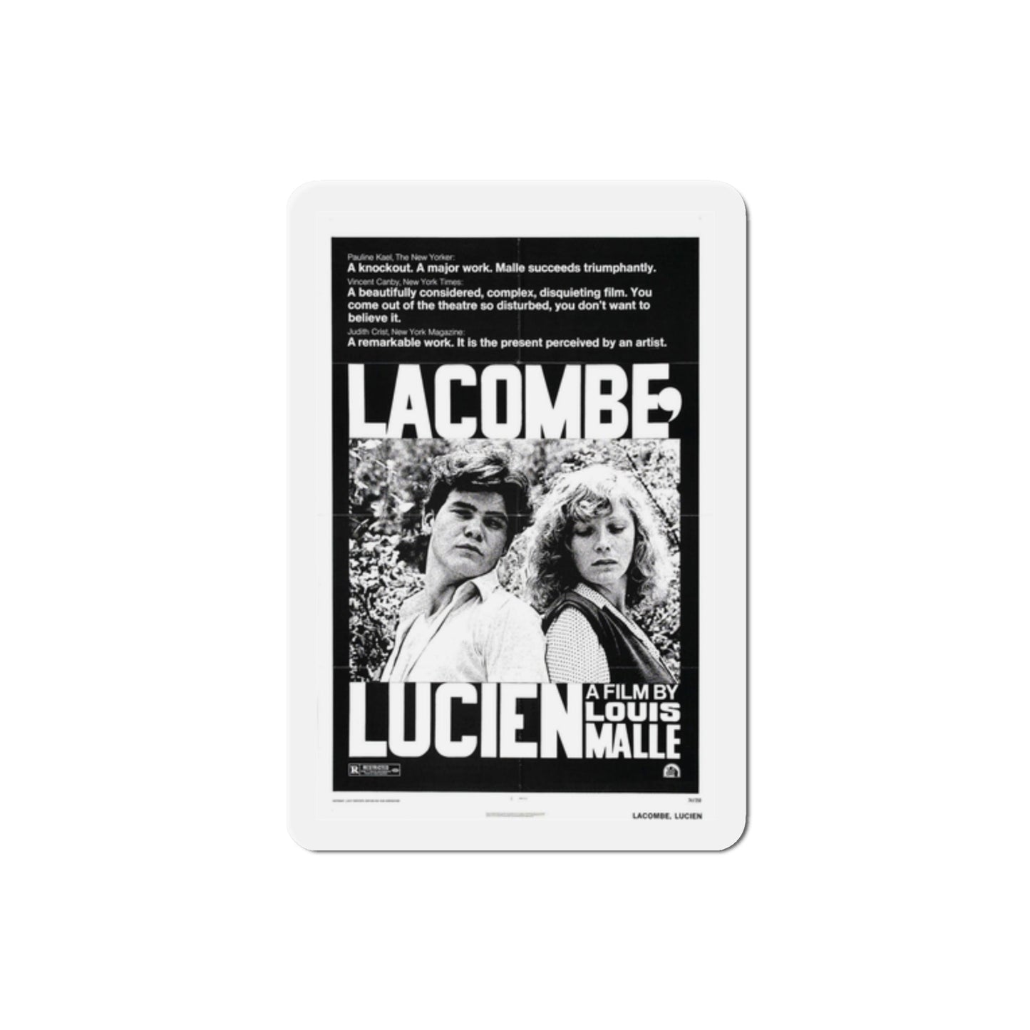 Lacombe Lucien 1974 Movie Poster Die-Cut Magnet-2 Inch-The Sticker Space