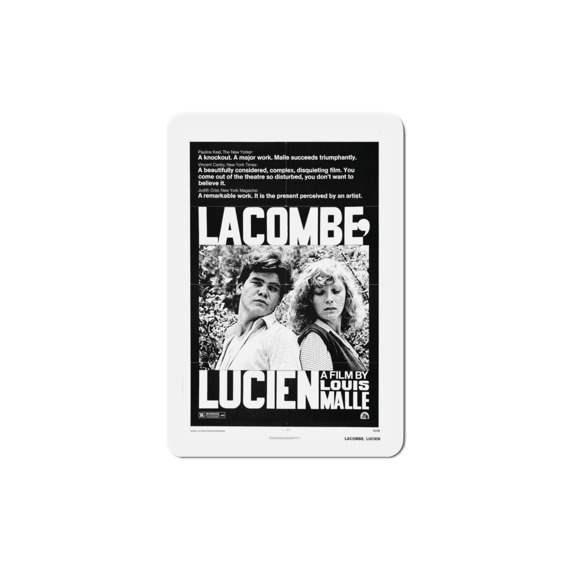 Lacombe Lucien 1974 Movie Poster Die-Cut Magnet-4 Inch-The Sticker Space