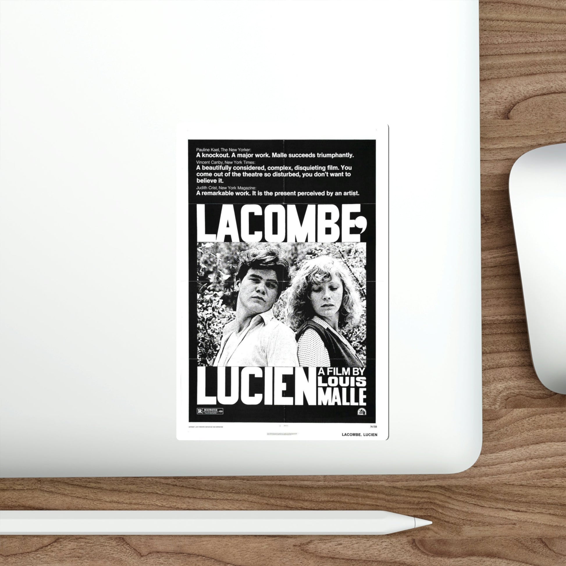 Lacombe Lucien 1974 Movie Poster STICKER Vinyl Die-Cut Decal-The Sticker Space