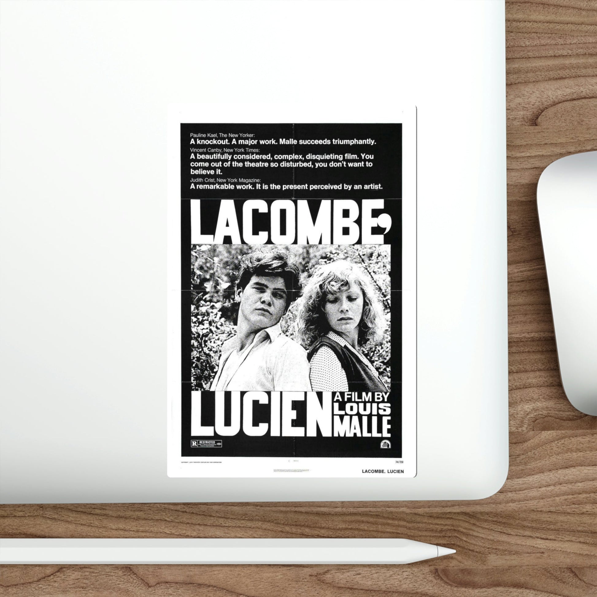 Lacombe Lucien 1974 Movie Poster STICKER Vinyl Die-Cut Decal-The Sticker Space