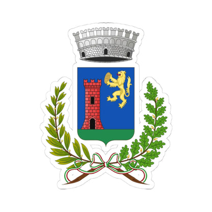 Laconi-Stemma (Italy) (Coat of Arms) STICKER Vinyl Kiss-Cut Decal 4 Inch White - The Sticker Space