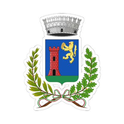 Laconi-Stemma (Italy) (Coat of Arms) STICKER Vinyl Kiss-Cut Decal 6 Inch White - The Sticker Space