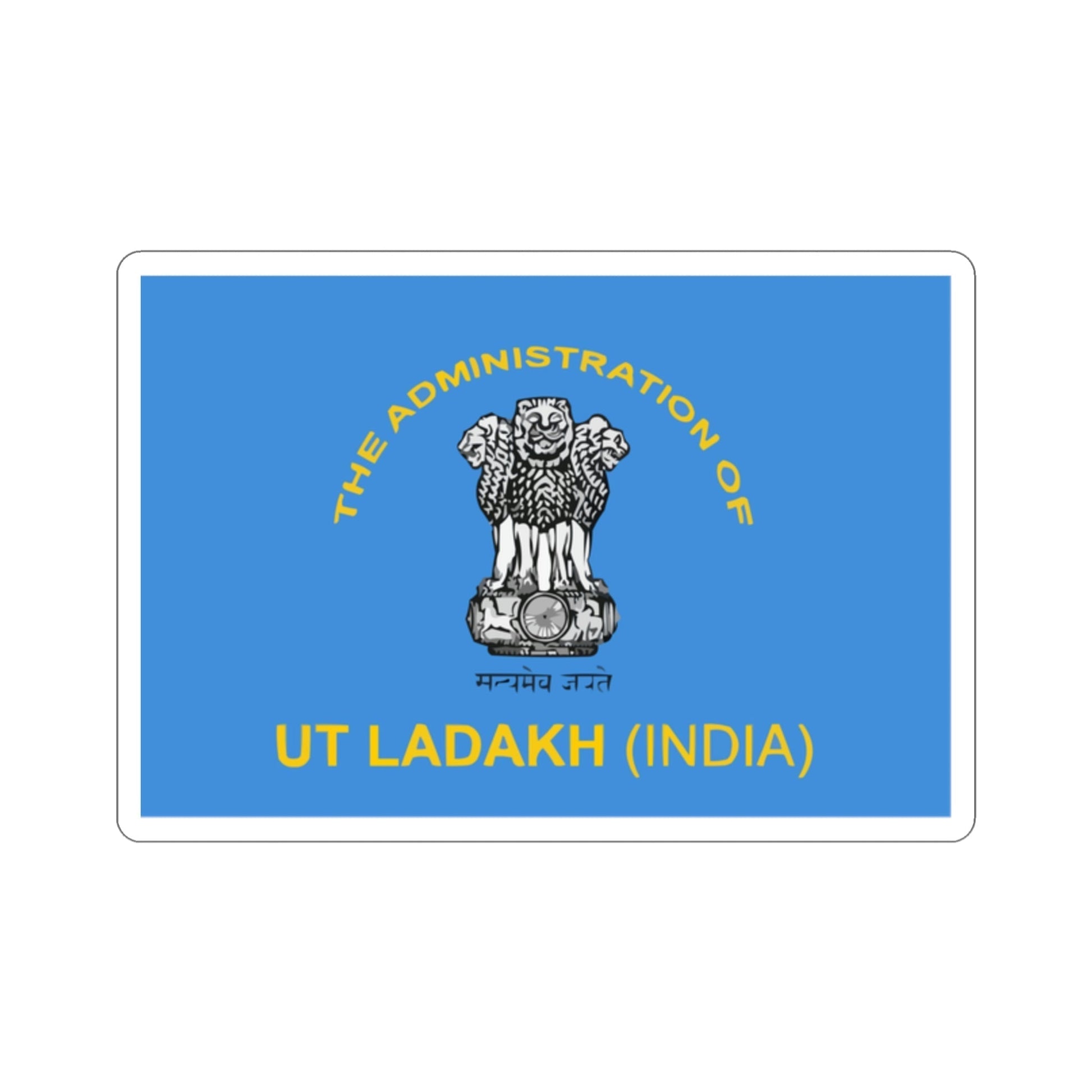 Ladakh Flag (India) STICKER Vinyl Die-Cut Decal-2 Inch-The Sticker Space