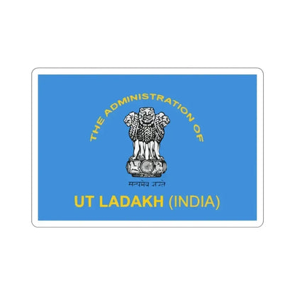 Ladakh Flag (India) STICKER Vinyl Die-Cut Decal 3 Inch - The Sticker Space