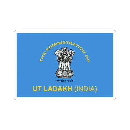 Ladakh Flag (India) STICKER Vinyl Die-Cut Decal 4 Inch - The Sticker Space