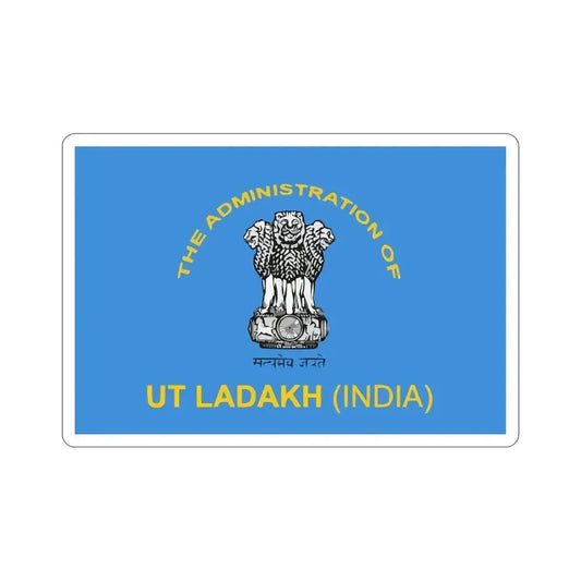 Ladakh Flag (India) STICKER Vinyl Die-Cut Decal 6 Inch - The Sticker Space