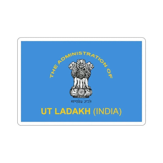 Ladakh Flag (India) STICKER Vinyl Die-Cut Decal 6 Inch - The Sticker Space