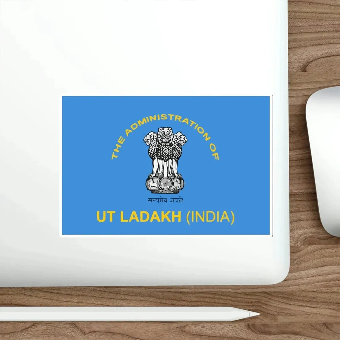 Ladakh Flag (India) STICKER Vinyl Die-Cut Decal - The Sticker Space