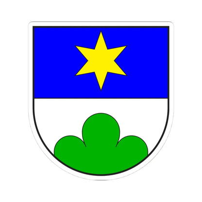 Ladir wappen (Switzerland) (Coat of Arms) STICKER Vinyl Kiss-Cut Decal 4 Inch White - The Sticker Space