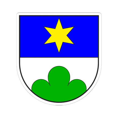 Ladir wappen (Switzerland) (Coat of Arms) STICKER Vinyl Kiss-Cut Decal 6 Inch White - The Sticker Space